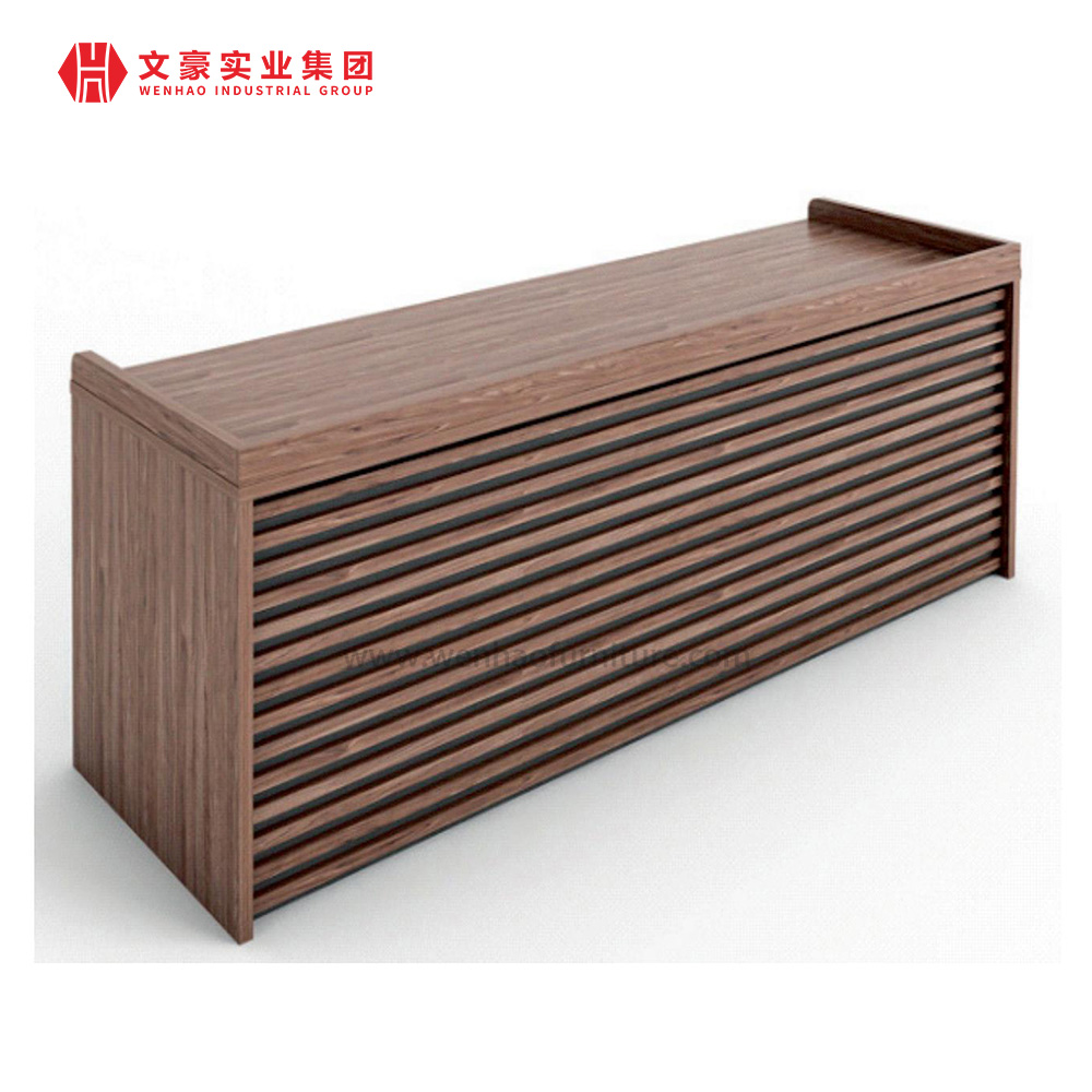 现代胡桃木训练桌带铁脚三聚氰胺木制训练桌学校钢架训练家具