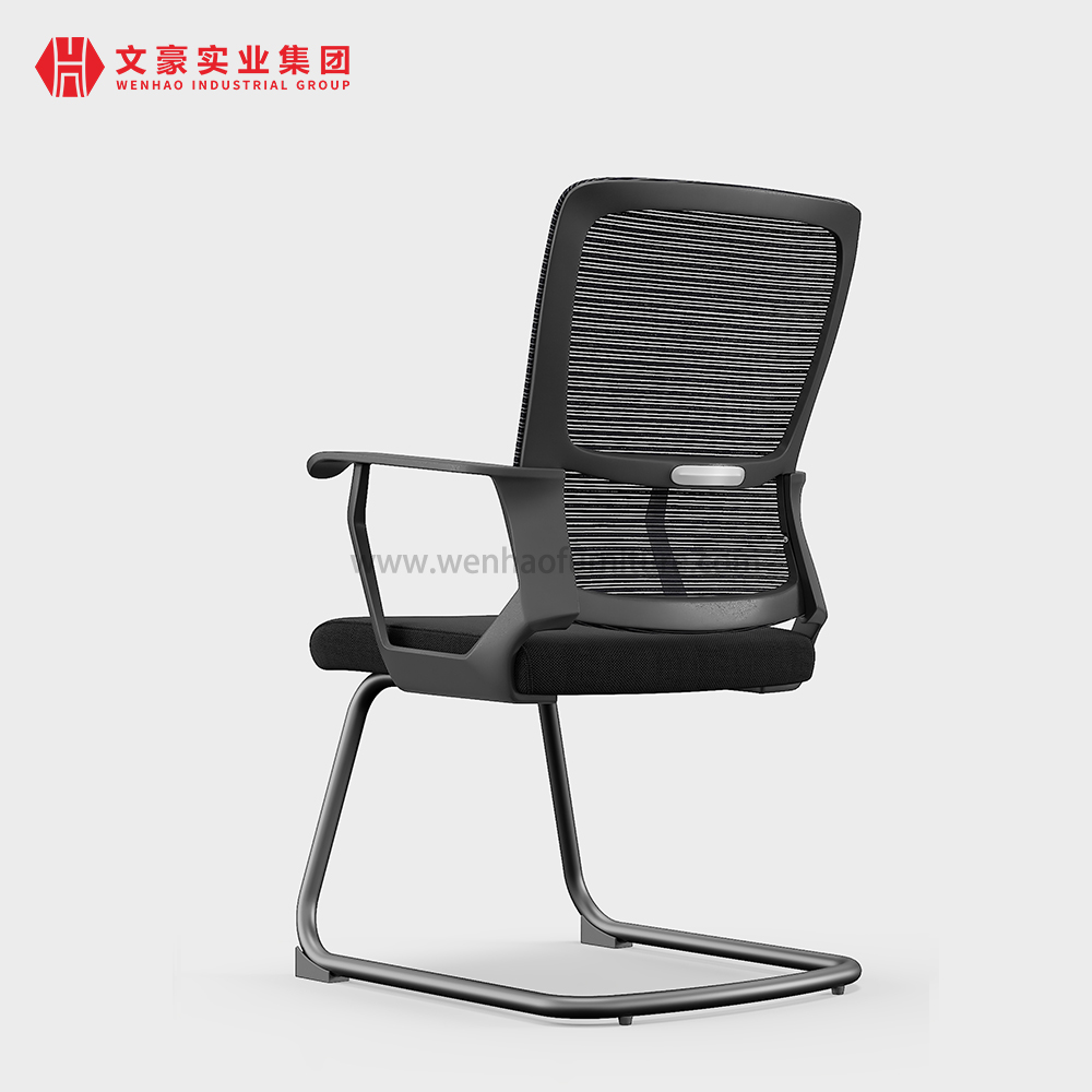 文浩工厂网钢会议椅布艺会议参观椅