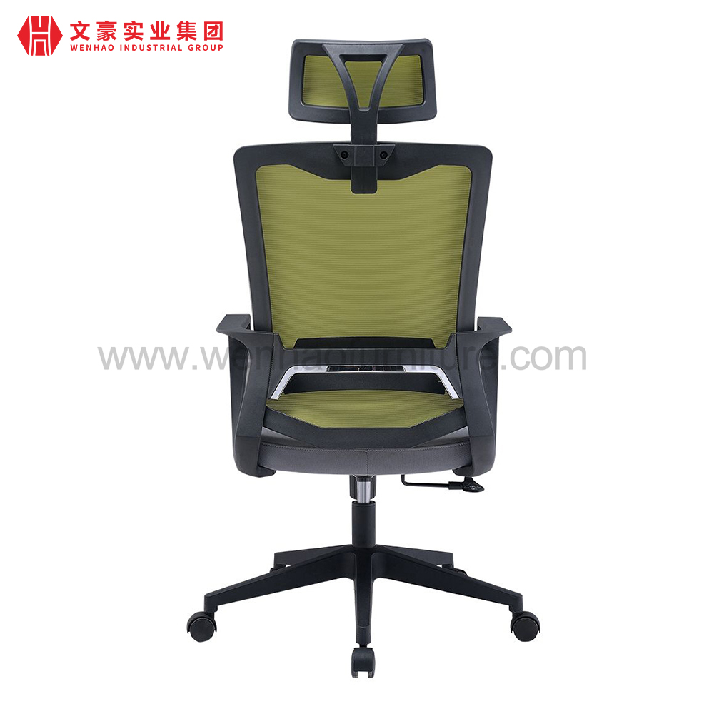 最佳人体工学办公电脑转椅带轮办公桌椅带头枕