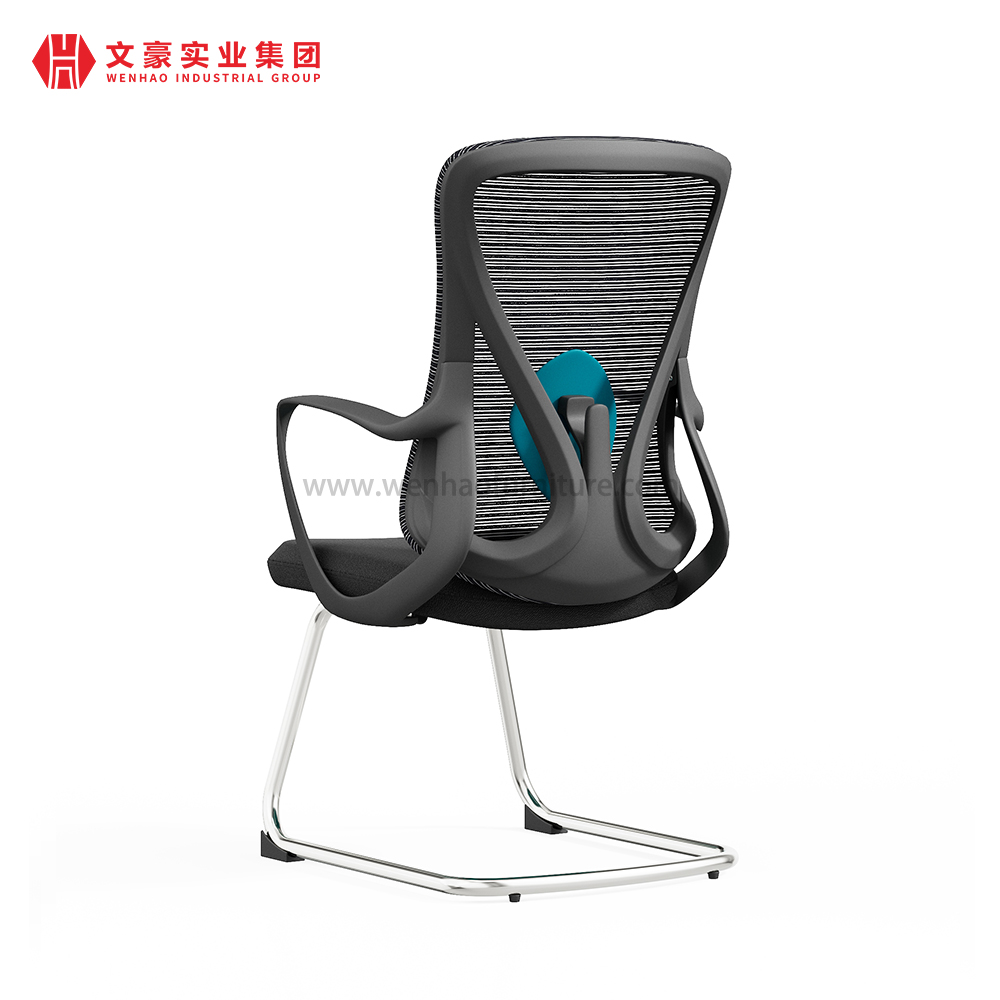 办公室人体工学网状访客织物会议椅会议椅具有良好的腰部支撑