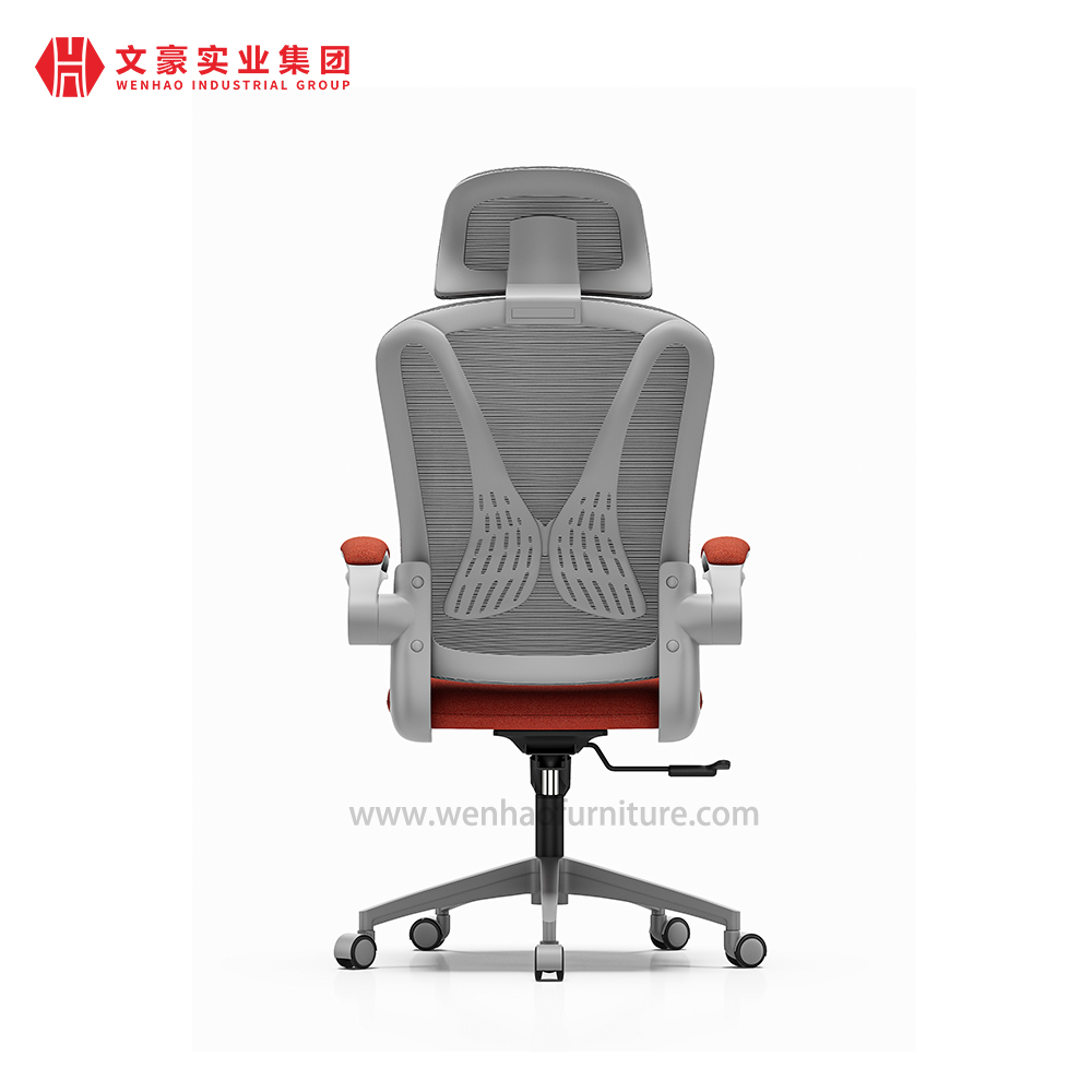 符合人体工程学可调节办公椅带头枕电脑椅带腰部支撑工厂