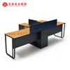 定制办公室工作区 2 座带抽屉桌工厂
