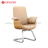 文豪工业皮革会议拜访椅钢制会议布艺访客椅