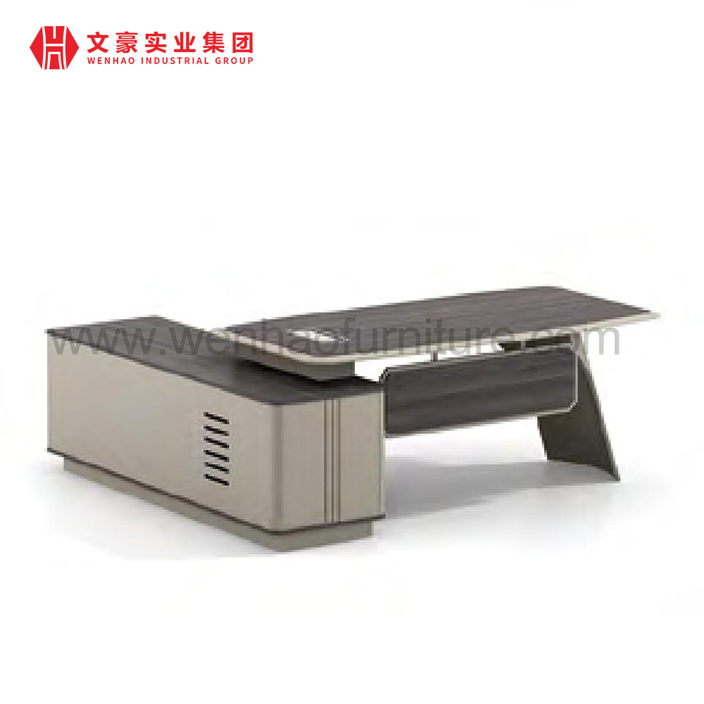 豪华现代高品质商务办公桌办公桌椅办公家具