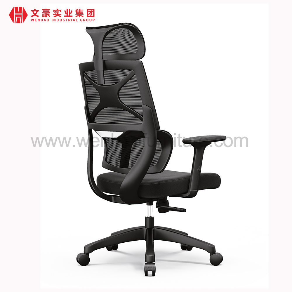 带轮子高桌椅家庭办公座椅人体工学椅子带头部支撑