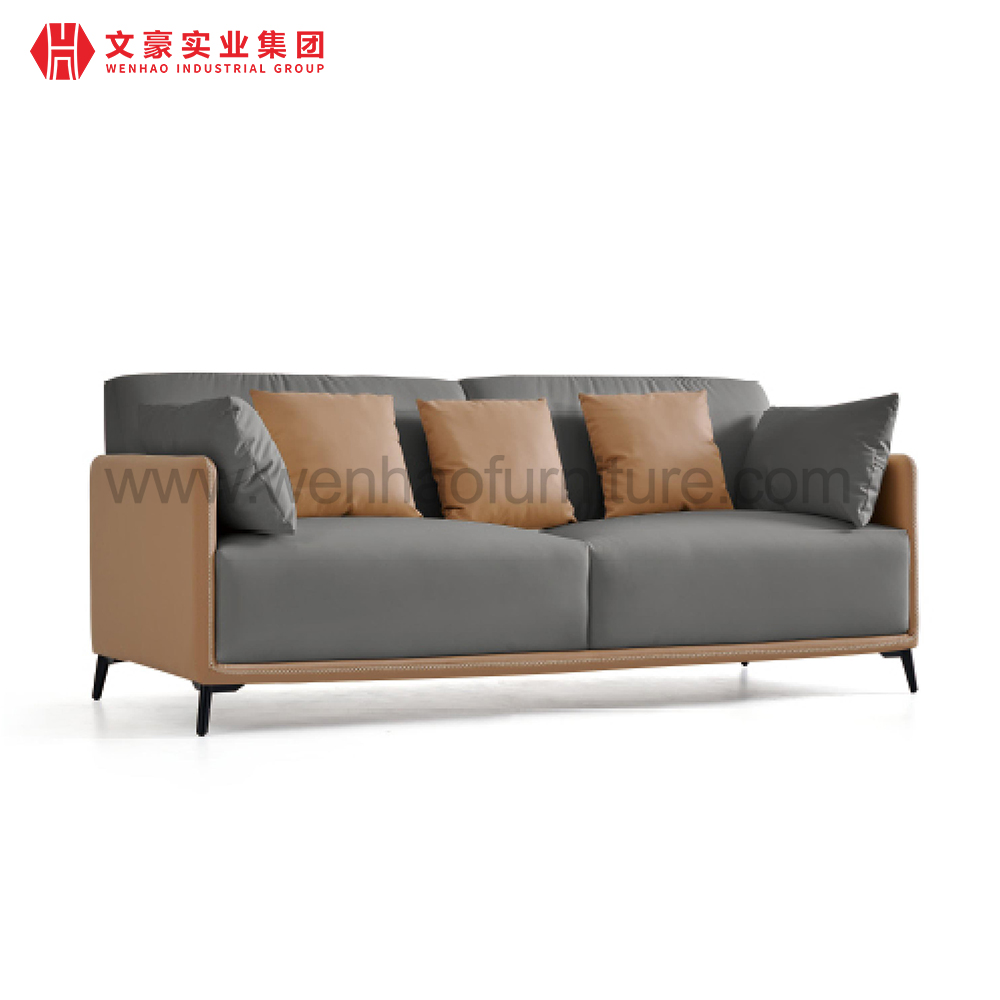 文豪工业办公沙发套装现代老板房沙发行政办公家具