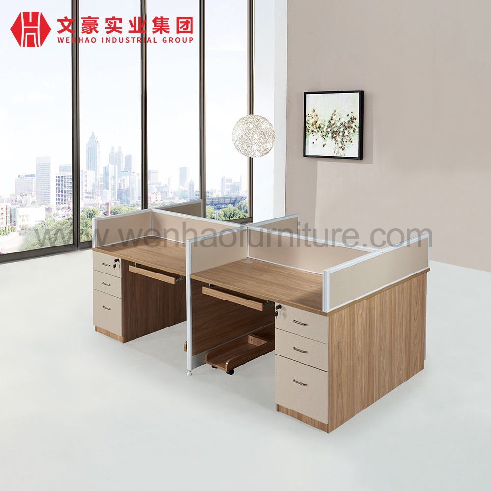 4 人办公桌办公桌和工作站办公室工作桌