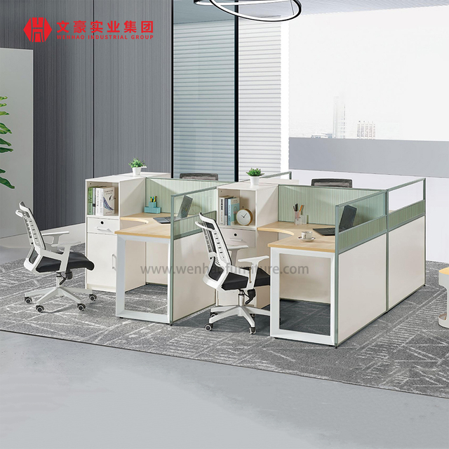 现代办公桌套装橱柜办公桌带抽屉家具设计