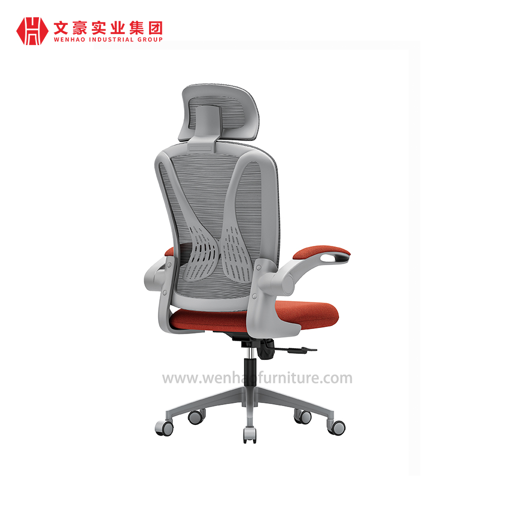 符合人体工程学可调节办公椅带头枕电脑椅带腰部支撑工厂