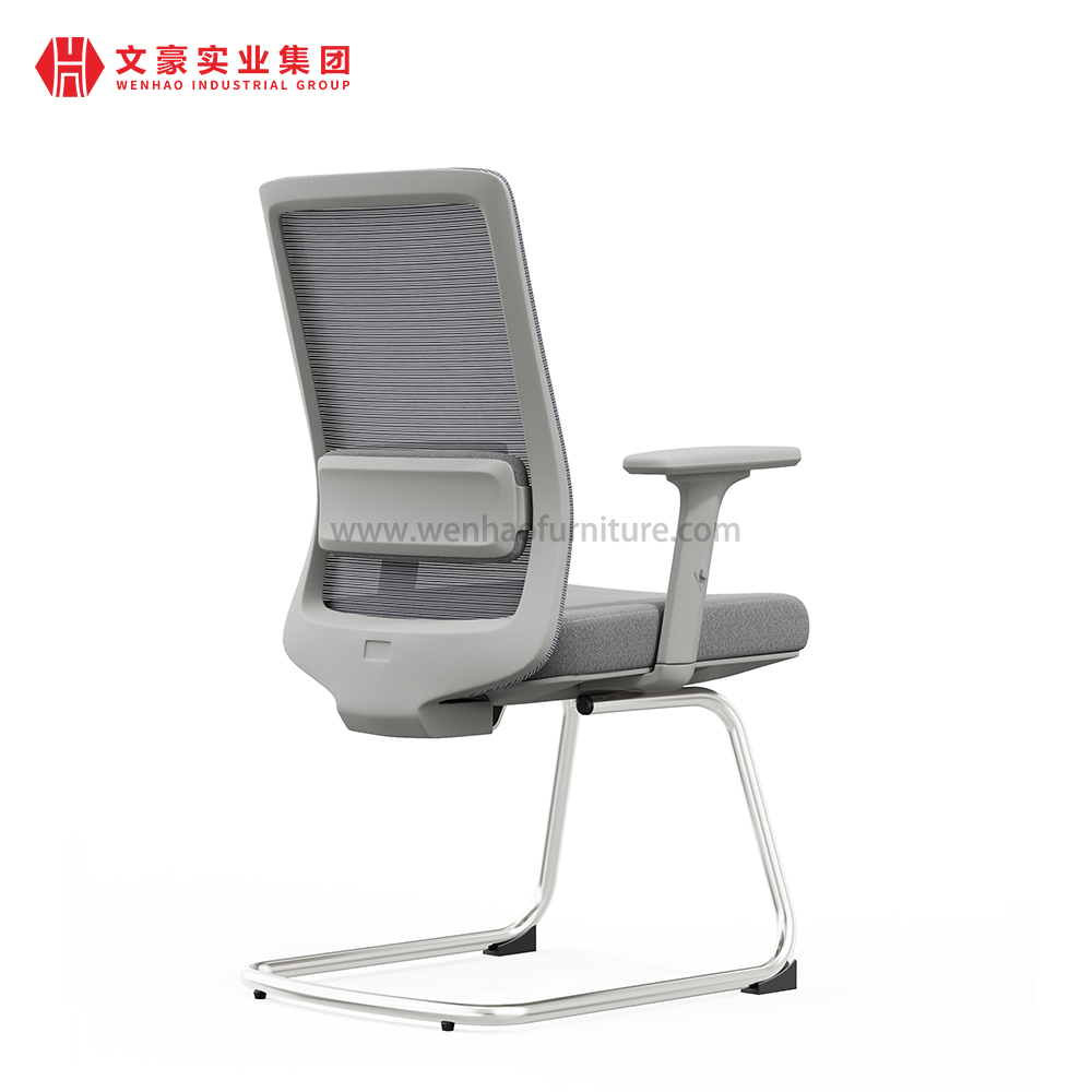会议室家具套装钢制参观椅网状座椅会议椅