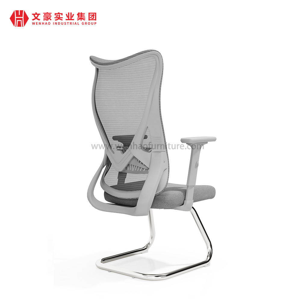 豪华可调节后台办公网椅人体工学可爱会议椅