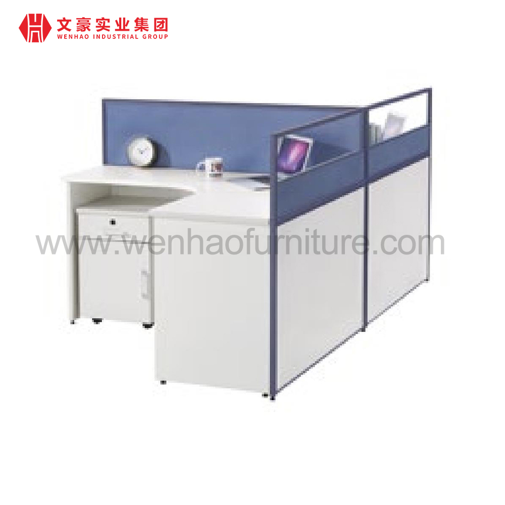 办公桌带储物办公家具在线高端现代办公家具