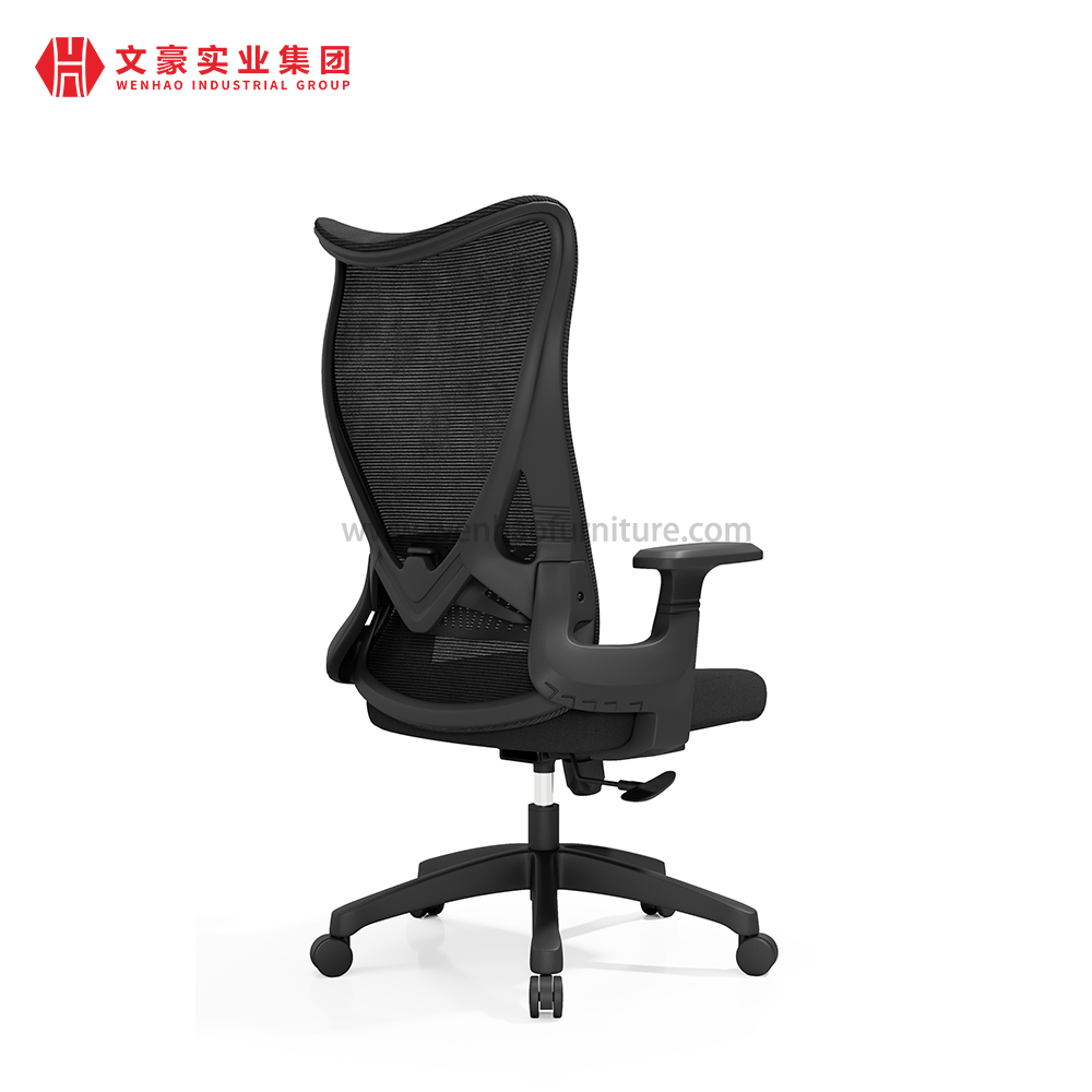 办公室专业办公桌椅带轮旋转员工椅具有良好的腰部支撑