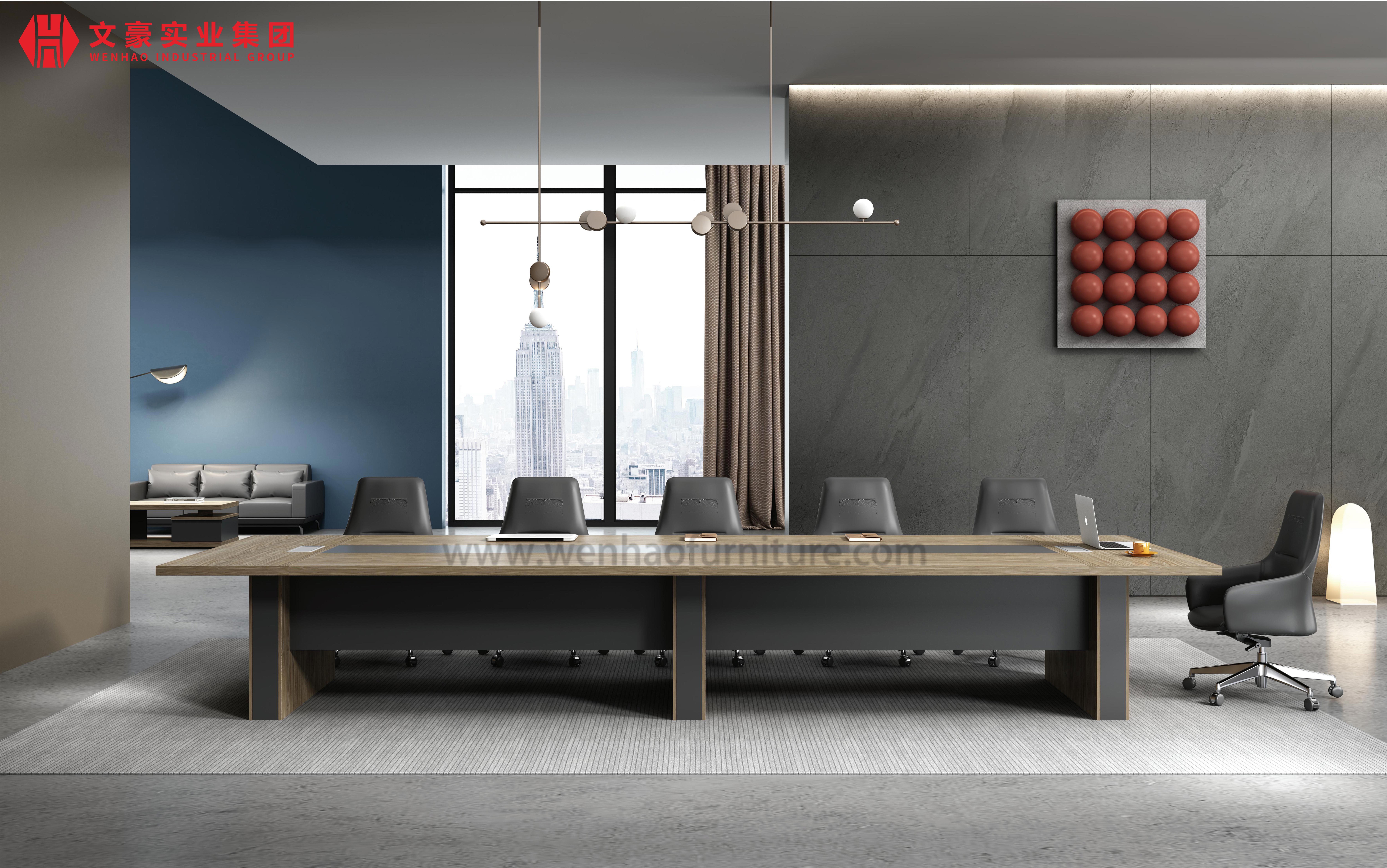 办公桌实木会议室桌木桌办公室木制会议室桌办公室咖啡桌套装