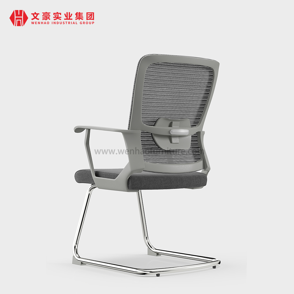 文豪办公网参观椅会议室座椅会议布艺钢椅