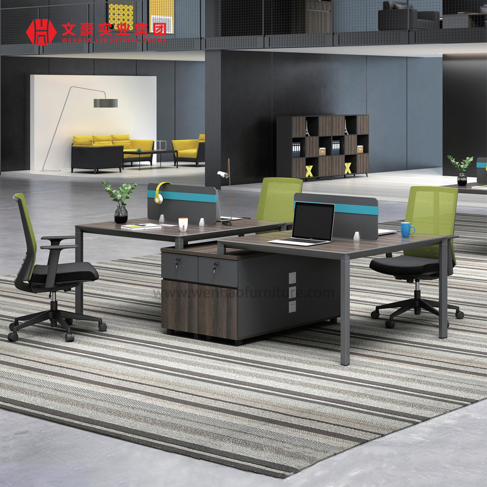行政办公桌带柜子工作台架子家具套装