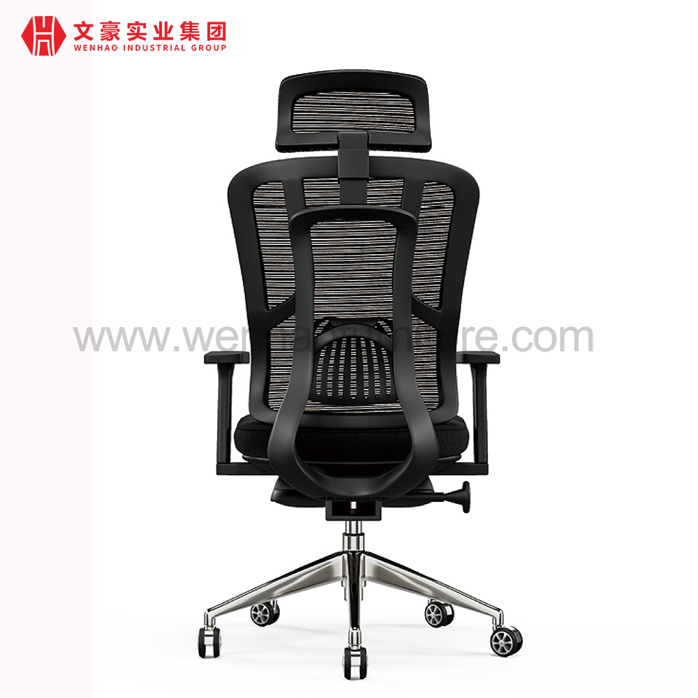 办公室工作椅带头枕旋转人体工学网状旋转椅