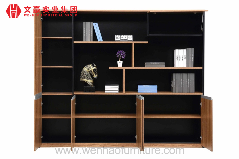 文豪家具定制木质办公书架柜套装