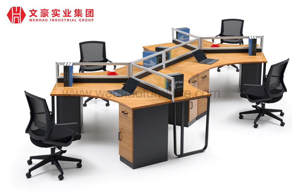 文浩工厂 3 人办公电脑工作站办公桌工作桌