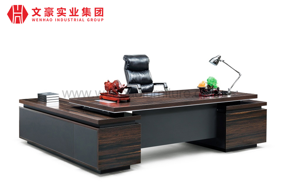 江门会议桌棕木办公桌设计家具会议室办公桌